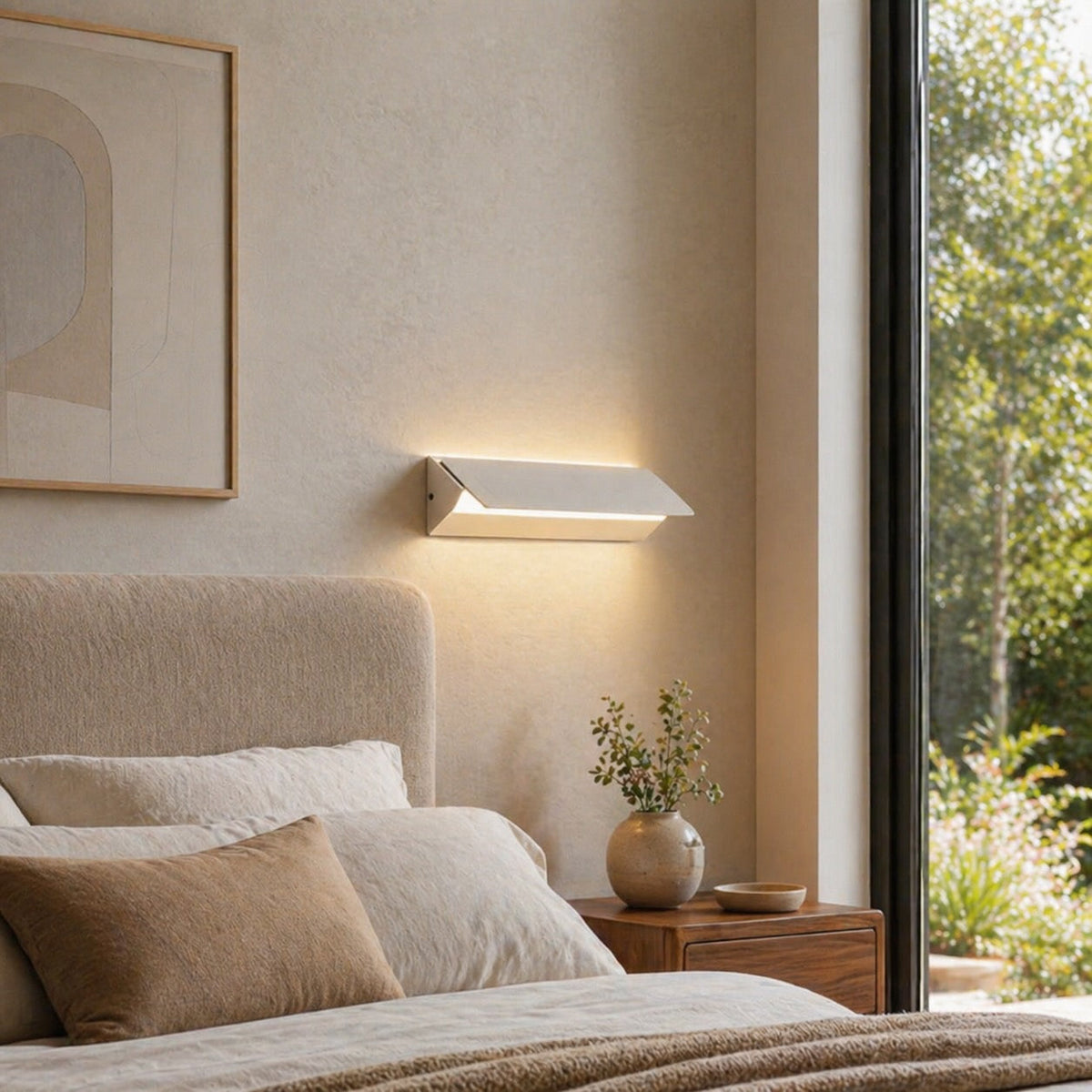 Verstellbare Aluminium-LED-Wandleuchte — Schlankes Design, Blendungsreduzierter COB-Emitter, 685 cm Drehbereich