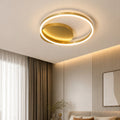 LED-taklampa — modern design med flera ringar i aluminium