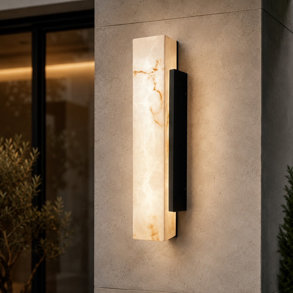 Modern Industrial LED Wall Light — Waterproof Stainless Steel Outdoor Mount