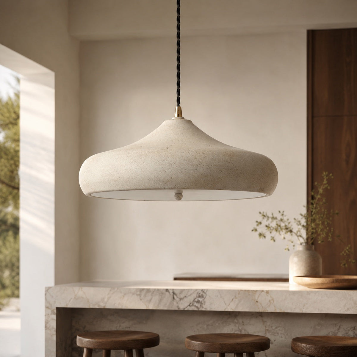Lampada a sospensione moderna in vetro - lunghezza del cavo regolabile, apparecchio sospeso compatibile con LED