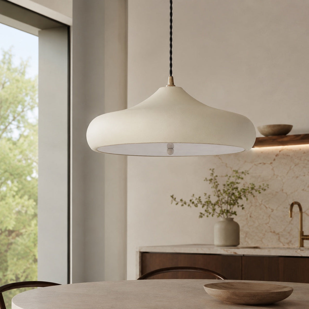 Lampada a sospensione moderna in vetro - lunghezza del cavo regolabile, apparecchio sospeso compatibile con LED