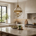 Modern Glass LED Pendant Light — Adjustable Height Contemporary Design