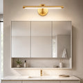 Modern Minimalist Copper LED Wall Sconce — Acrylic Panel Diffuser, Wall Mounted Fixture