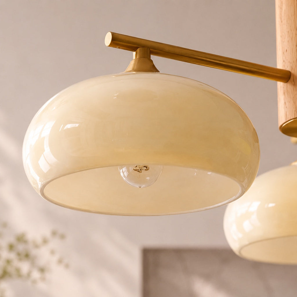 Modern Sculptural Elliptical Metal Frame Chandelier Hanging Fixture Integrated LED Bulbs
