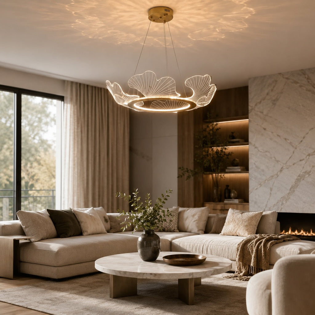 Modern, 3 fényforrásos LED-csillár - állítható üvegárnyékolós mennyezeti lámpatest