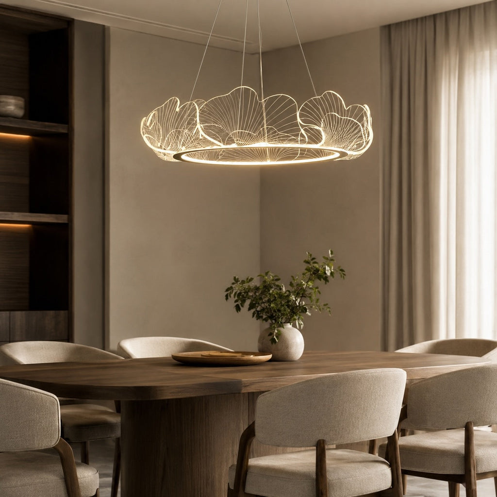 Modern, 3 fényforrásos LED-csillár - állítható üvegárnyékolós mennyezeti lámpatest