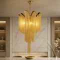 Modern Metal Chandelier Pendant Light — E14 Socket Hanging Fixture
