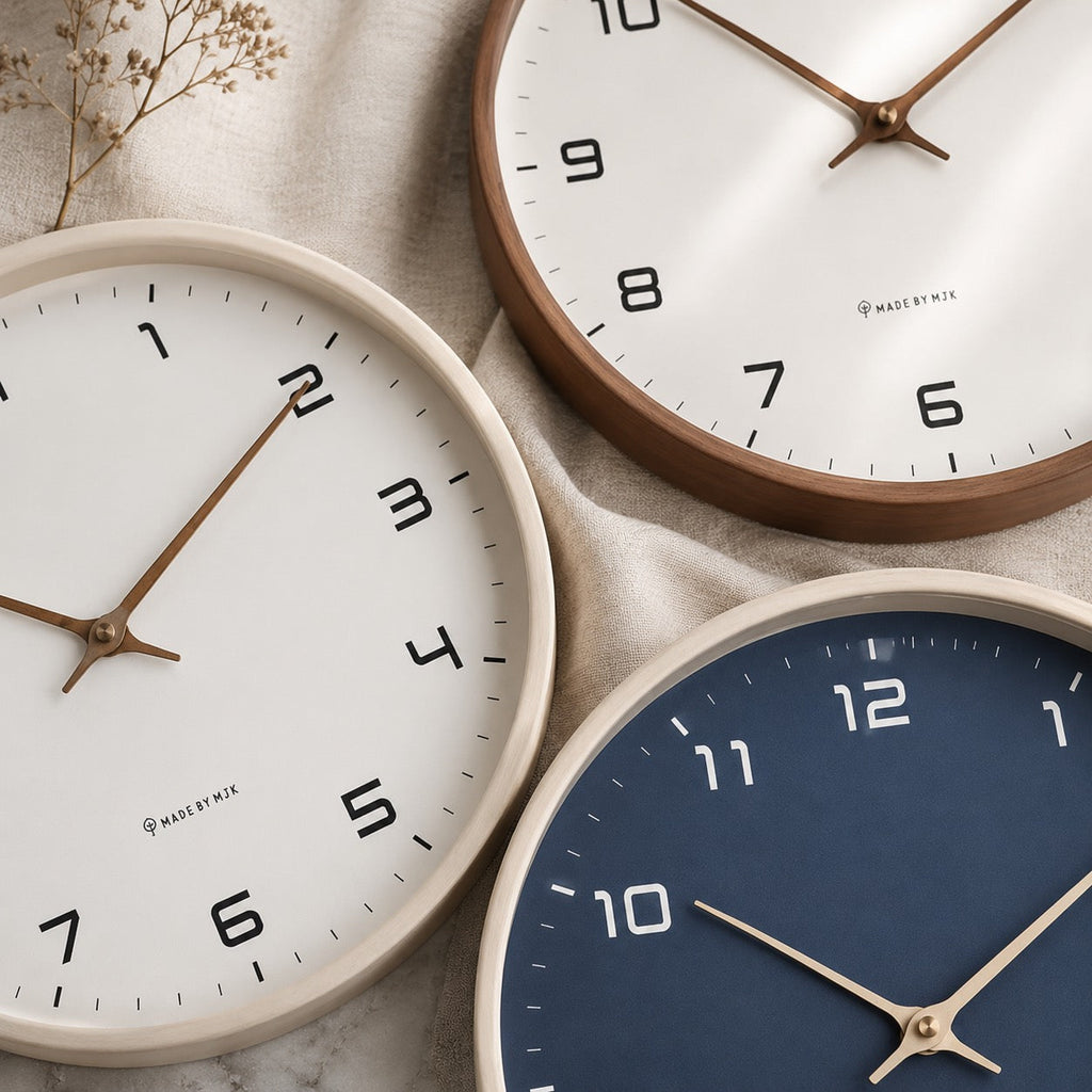 Modern Wall Clock – Silent Quartz Mechanism, Wall-Mounted, Easy Installation