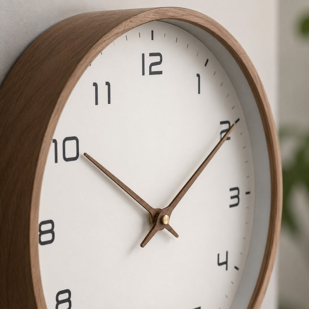 Modern Wall Clock – Silent Quartz Mechanism, Wall-Mounted, Easy Installation