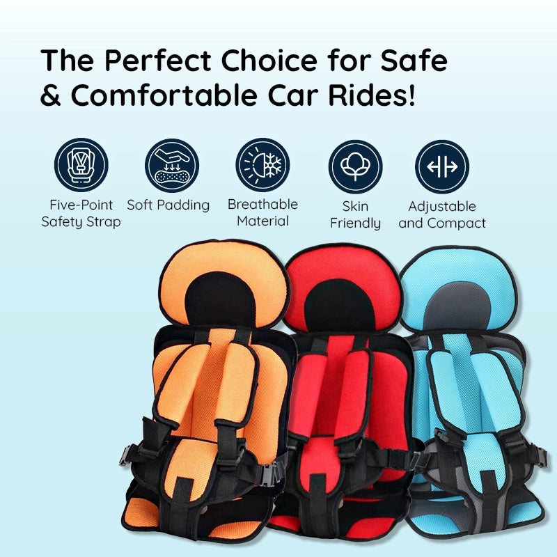 Child Booster Seat — High-Density Foam Padding, Ergonomic Support