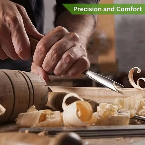 12-Piece Wood Carving Chisel Set — Versatile Detail Tools