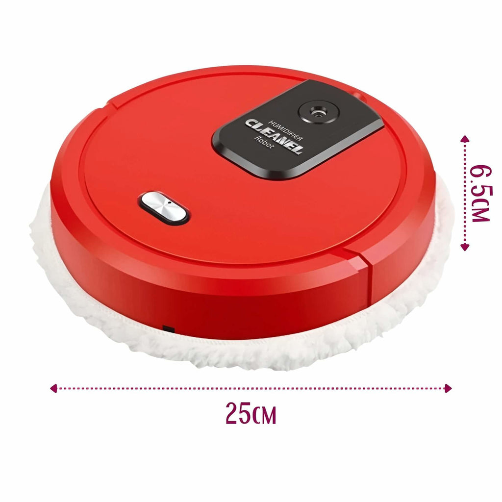 Esfregona robótica inteligente CleanBot — Base de carregamento com regresso automático, modos rotativo e de pulverização