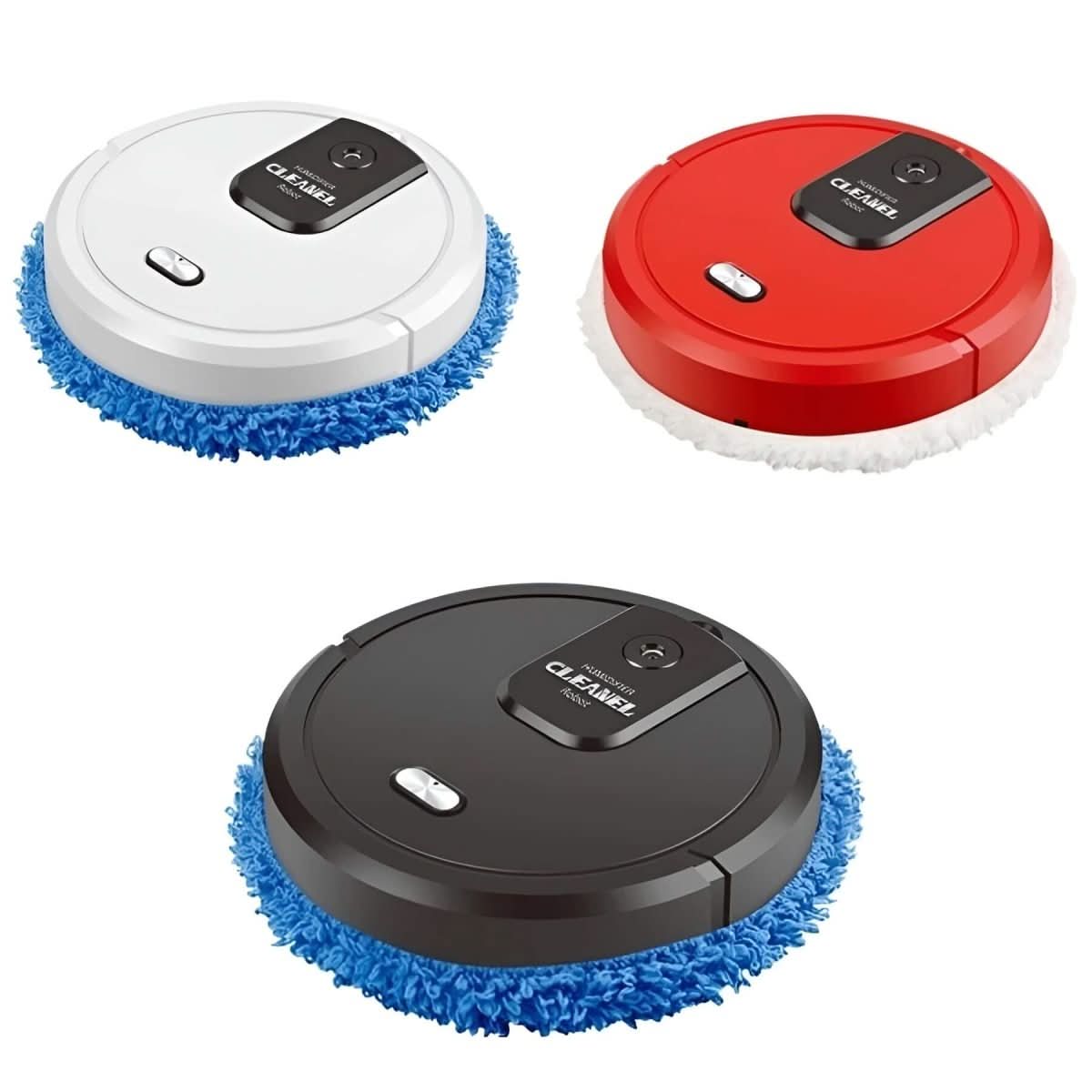 Esfregona robótica inteligente CleanBot — Base de carregamento com regresso automático, modos rotativo e de pulverização