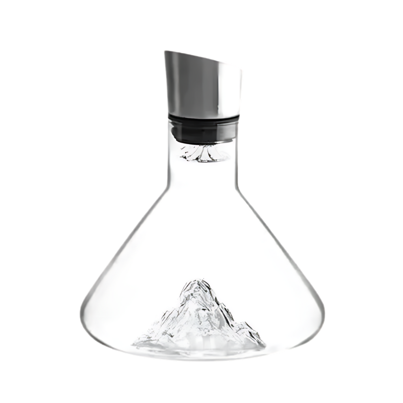 Lead-Free Crystal Wine Decanter — Rapid Aeration & Filtration Carafe