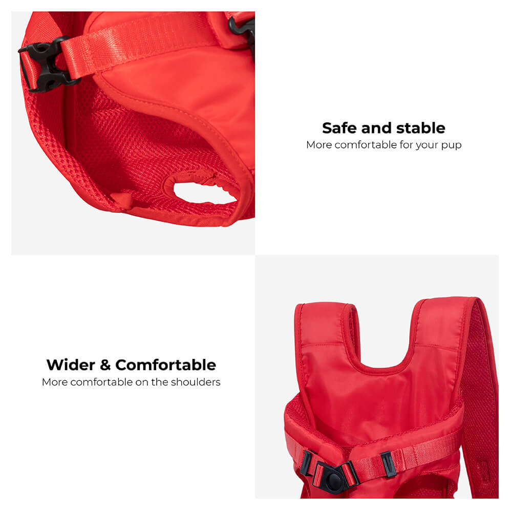 Cockpit-Hundetragetasche – komfortable Tasche mit verstellbaren Schnallen und wasserdichtem Design
