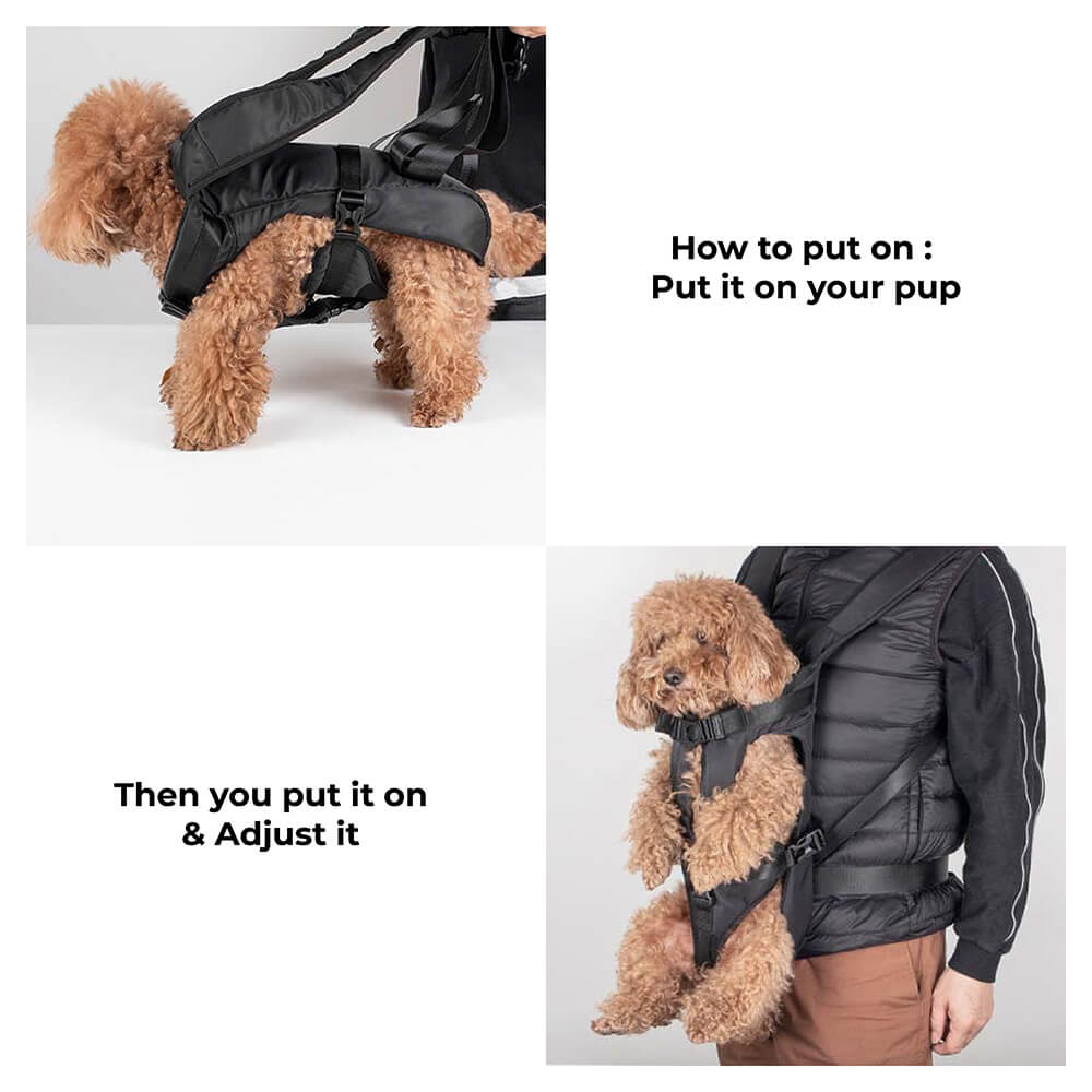 Cockpit-Hundetragetasche – komfortable Tasche mit verstellbaren Schnallen und wasserdichtem Design
