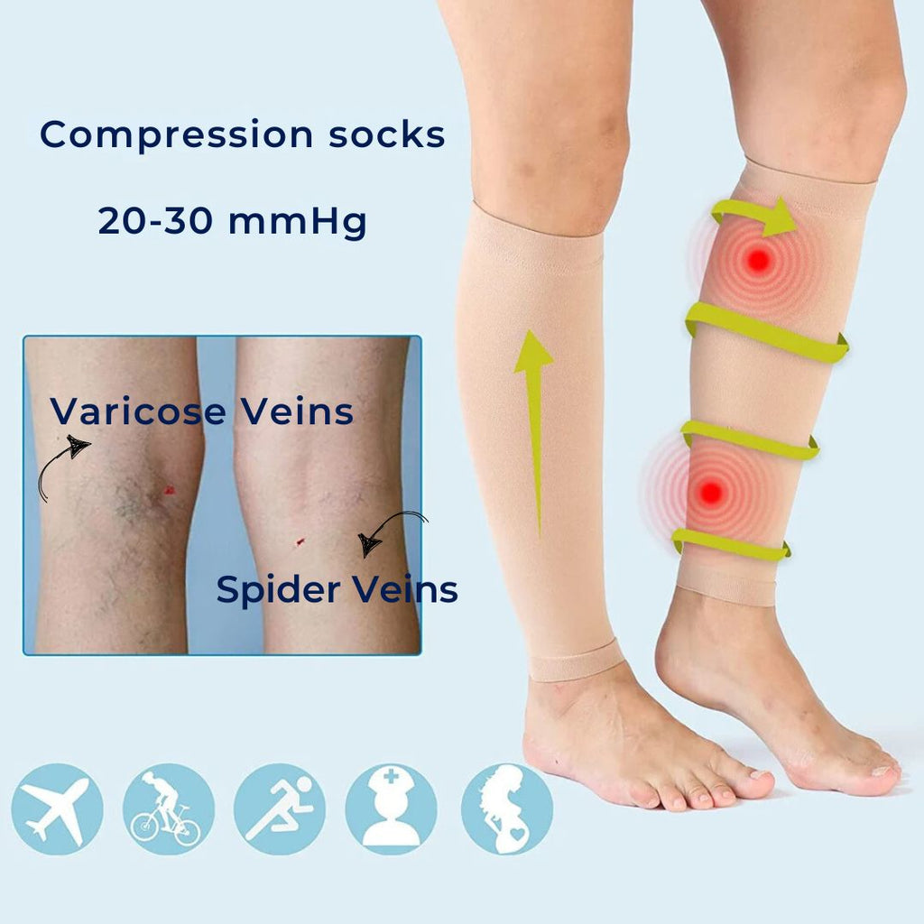 Medias de compresión CircuEase suaves y muy elásticas — diseño para la recuperación muscular y la mejora de la circulación