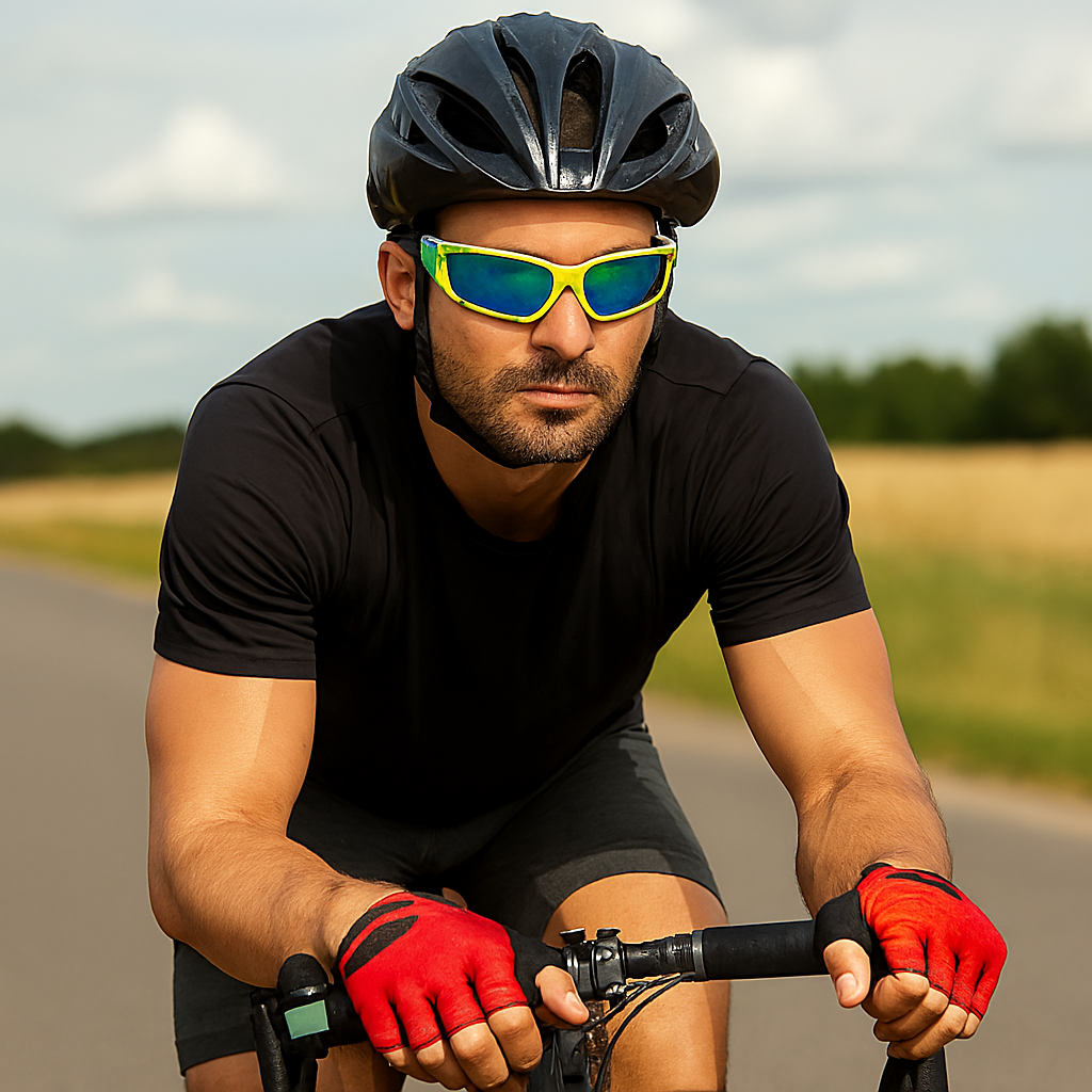 Gafas de sol deportivas polarizadas UV400 — bloqueo del 100 % de los rayos UV y lentes antirreflejo
