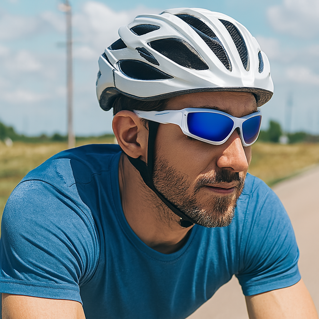 Gafas de sol deportivas polarizadas UV400 — bloqueo del 100 % de los rayos UV y lentes antirreflejo