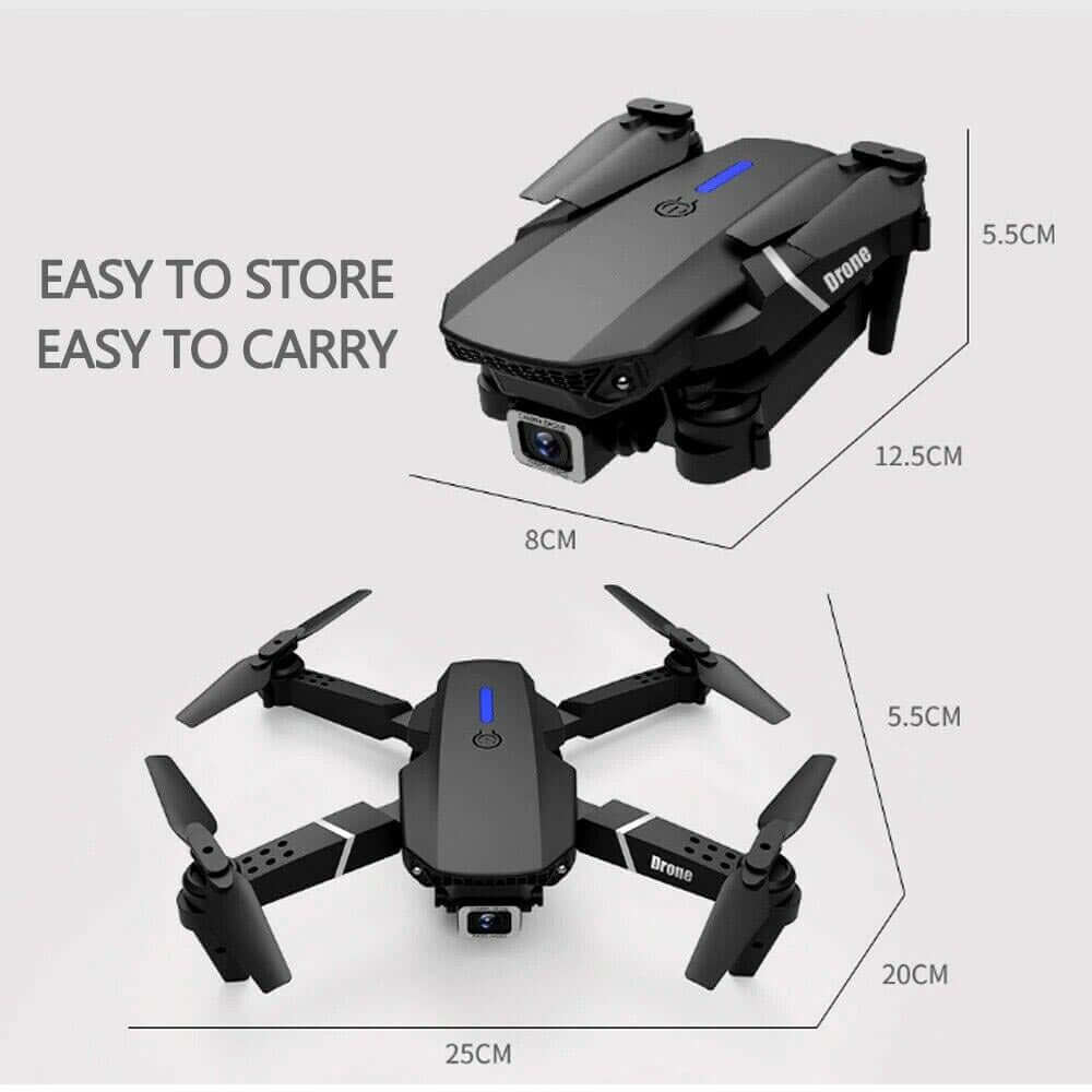 Foldable 4K Professional HD Camera Drone — WiFi FPV RC Quadcopter