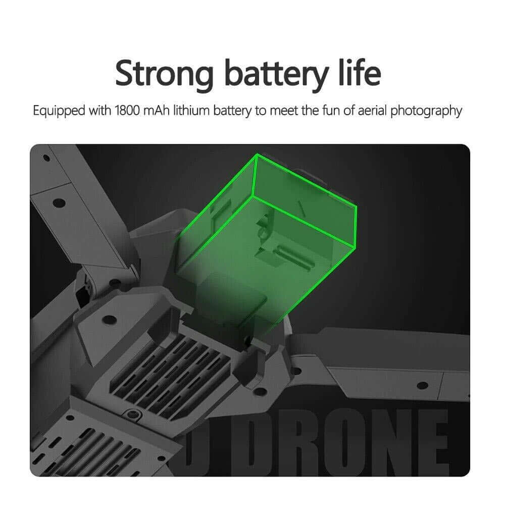Foldable 4K Professional HD Camera Drone — WiFi FPV RC Quadcopter