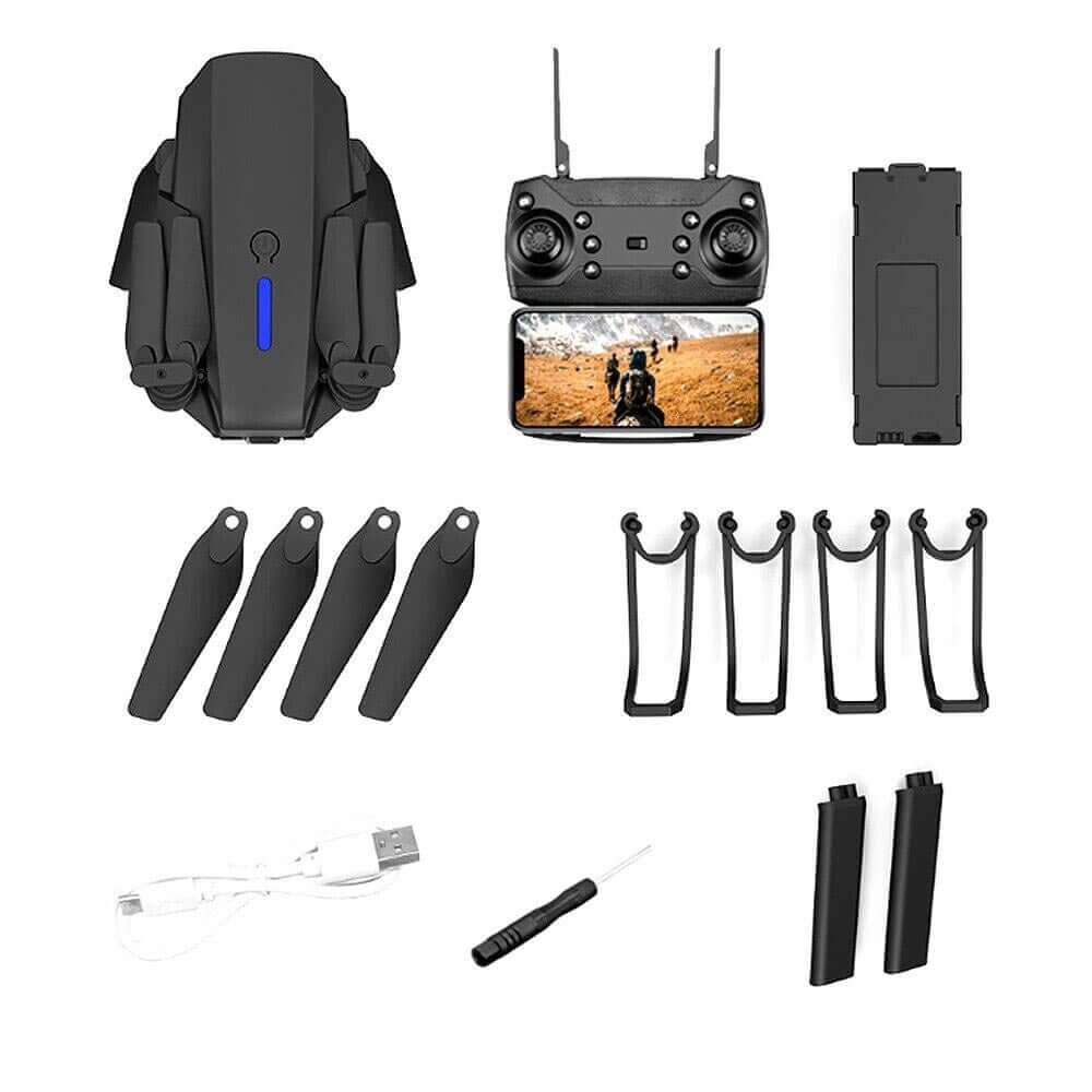 Foldable 4K Professional HD Camera Drone — WiFi FPV RC Quadcopter