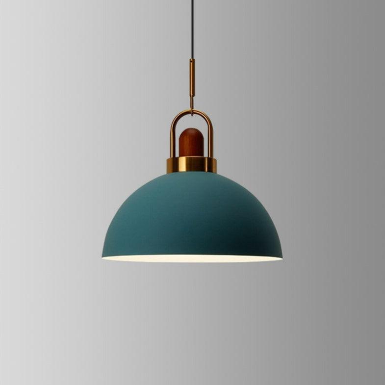 Lámpara LED de techo de madera Nordic Single Macaron | boxzora