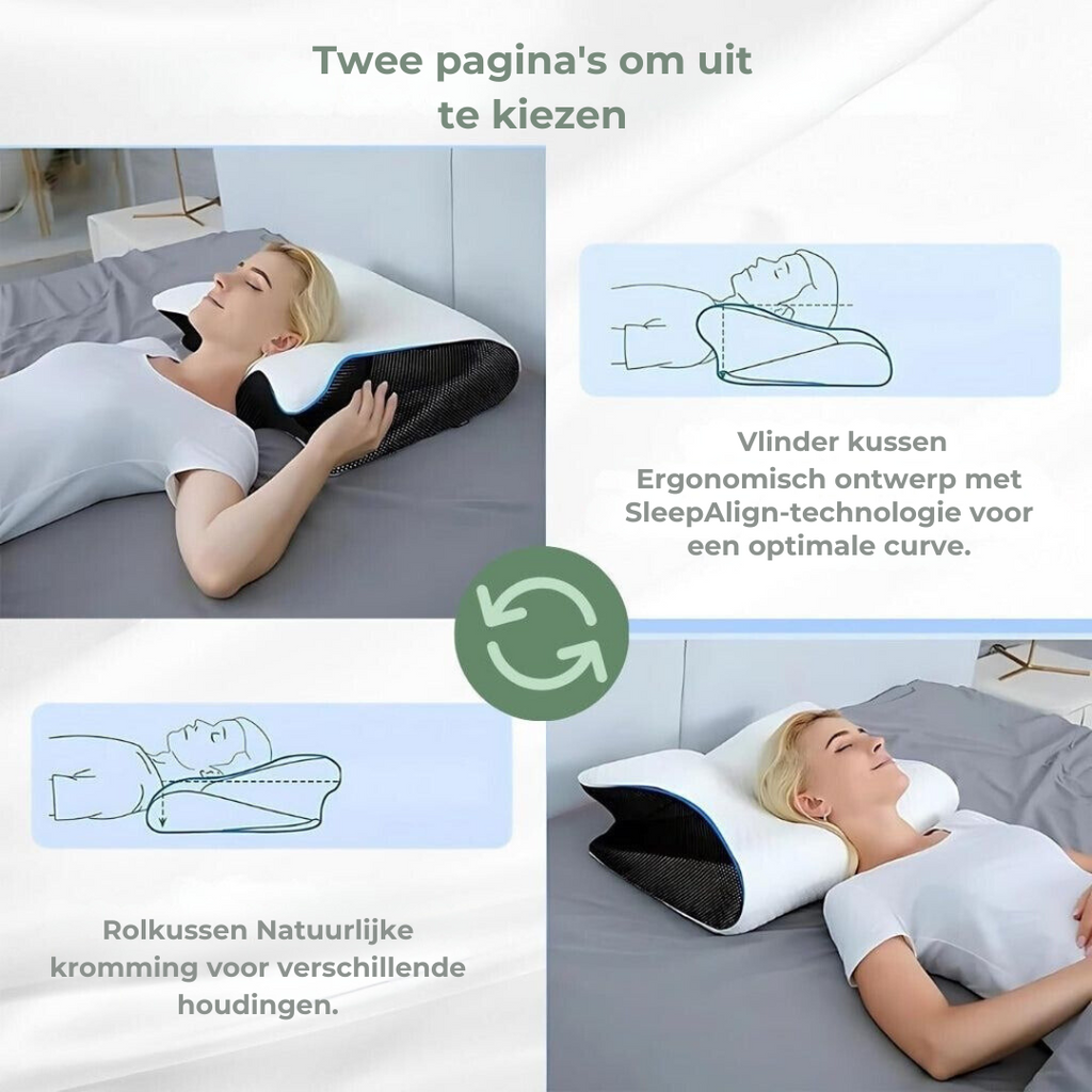 Profilowana poduszka DreamAlign z pianki memory — ergonomiczne podparcie ortopedyczne