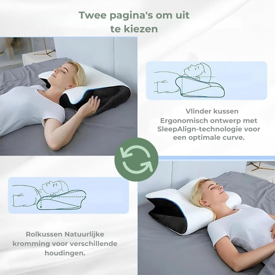 Profilowana poduszka DreamAlign z pianki memory — ergonomiczne podparcie ortopedyczne