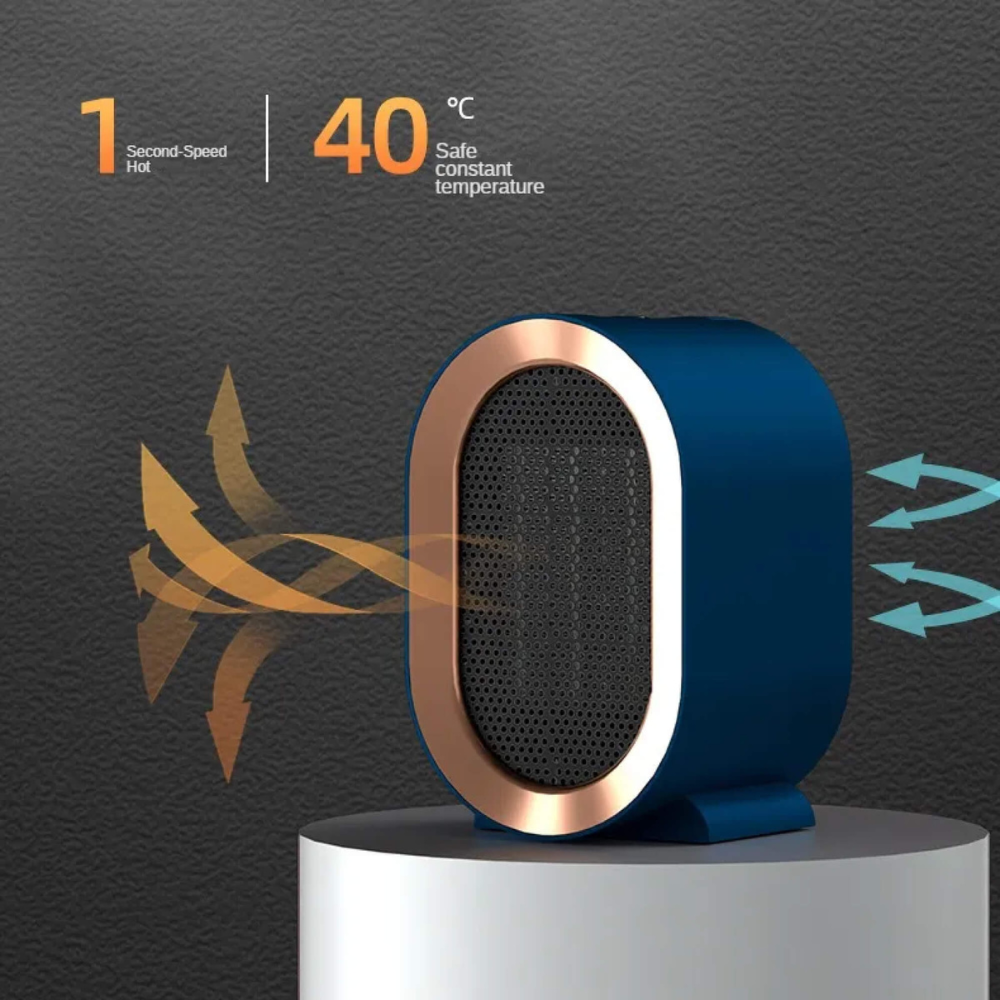 Calefactor eléctrico portátil – Calentamiento rápido, ahorro de energía y funcionamiento silencioso