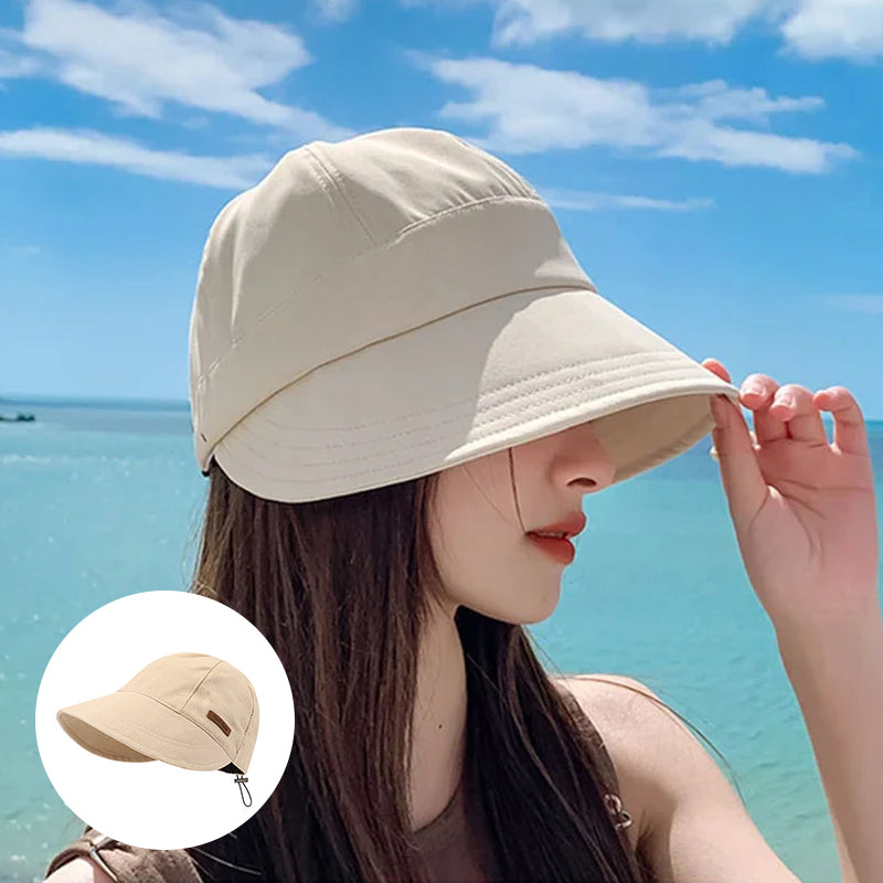 UV Protection Hat — Wide Brim, Adjustable Back Strap