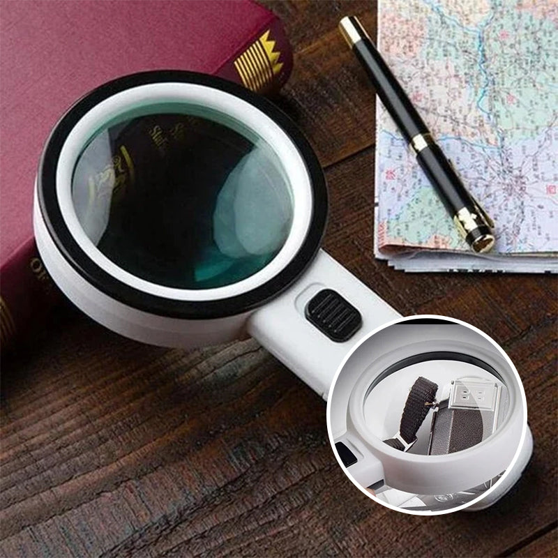 30x LED Lighted Magnifying Glass