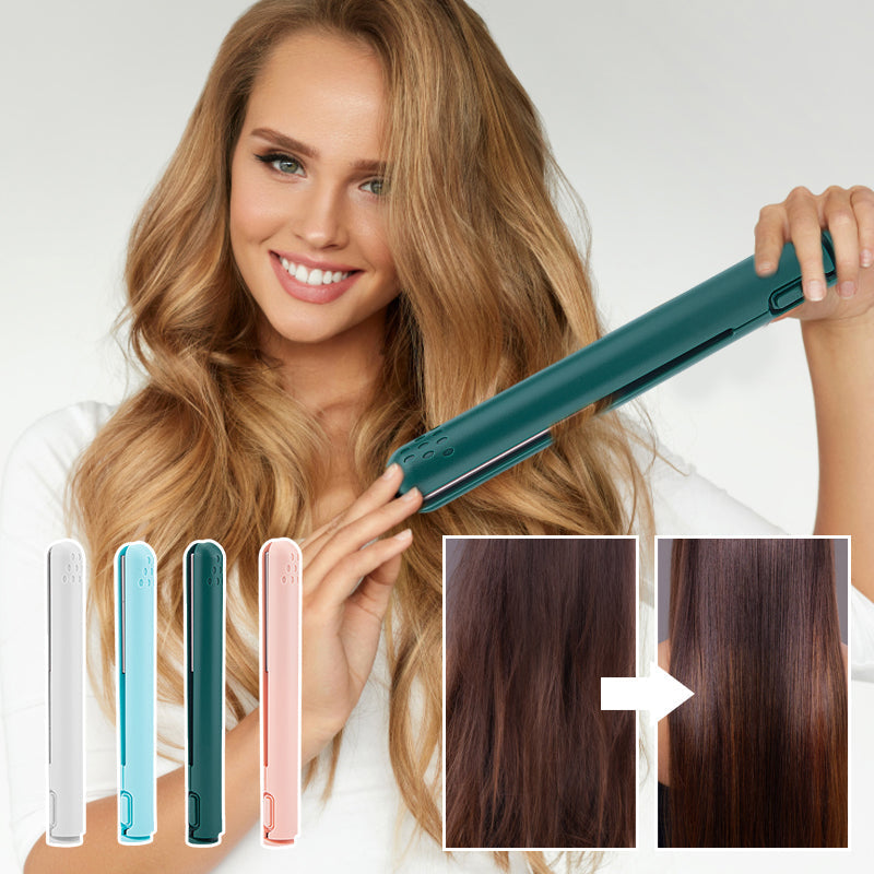 Mini modelador de cabelo portátil — design compacto de batom e modelação de dupla função
