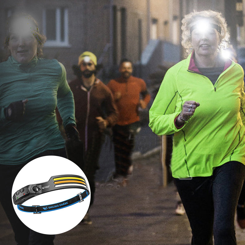 USB-ladattava LED-otsalamppu - tehokas leveä valokeila ja kohdevalo