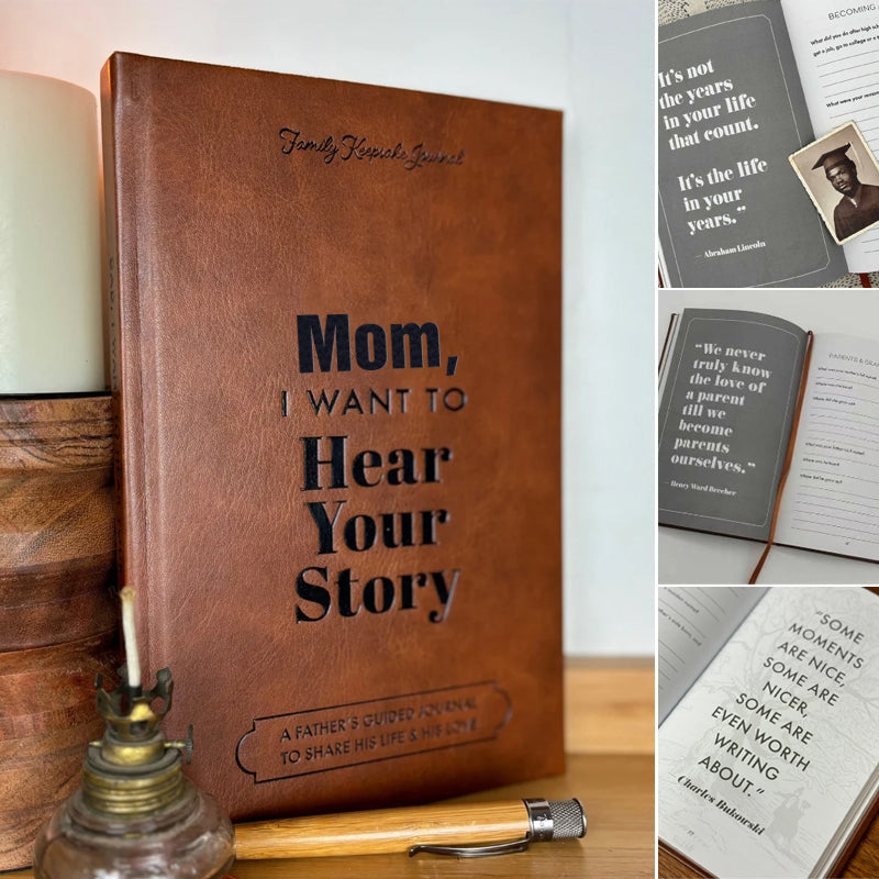 Dad, I Want to Hear Your Story – Legacy Edition Memory Book Over 250 Questions