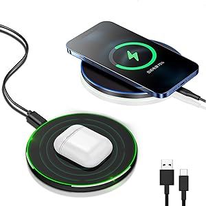Premium 30W MagSafe Wireless Charging Station — USB-C Fast Charger for Apple iPhone, Samsung & Android