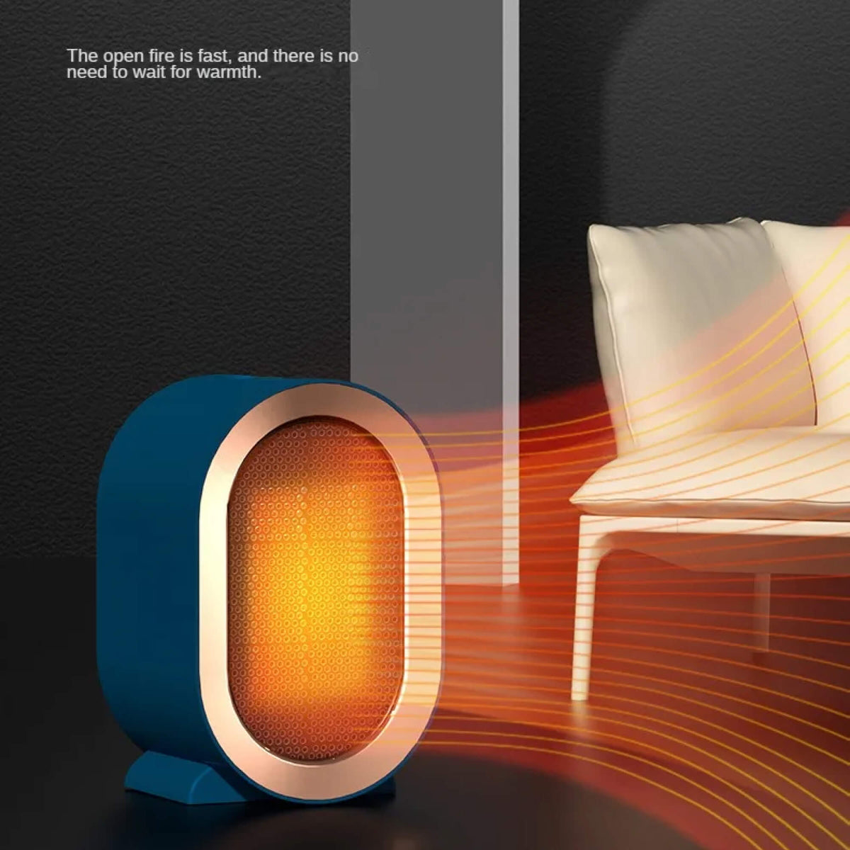 Stufa elettrica – Design portatile, tecnologia ceramica a basso consumo energetico