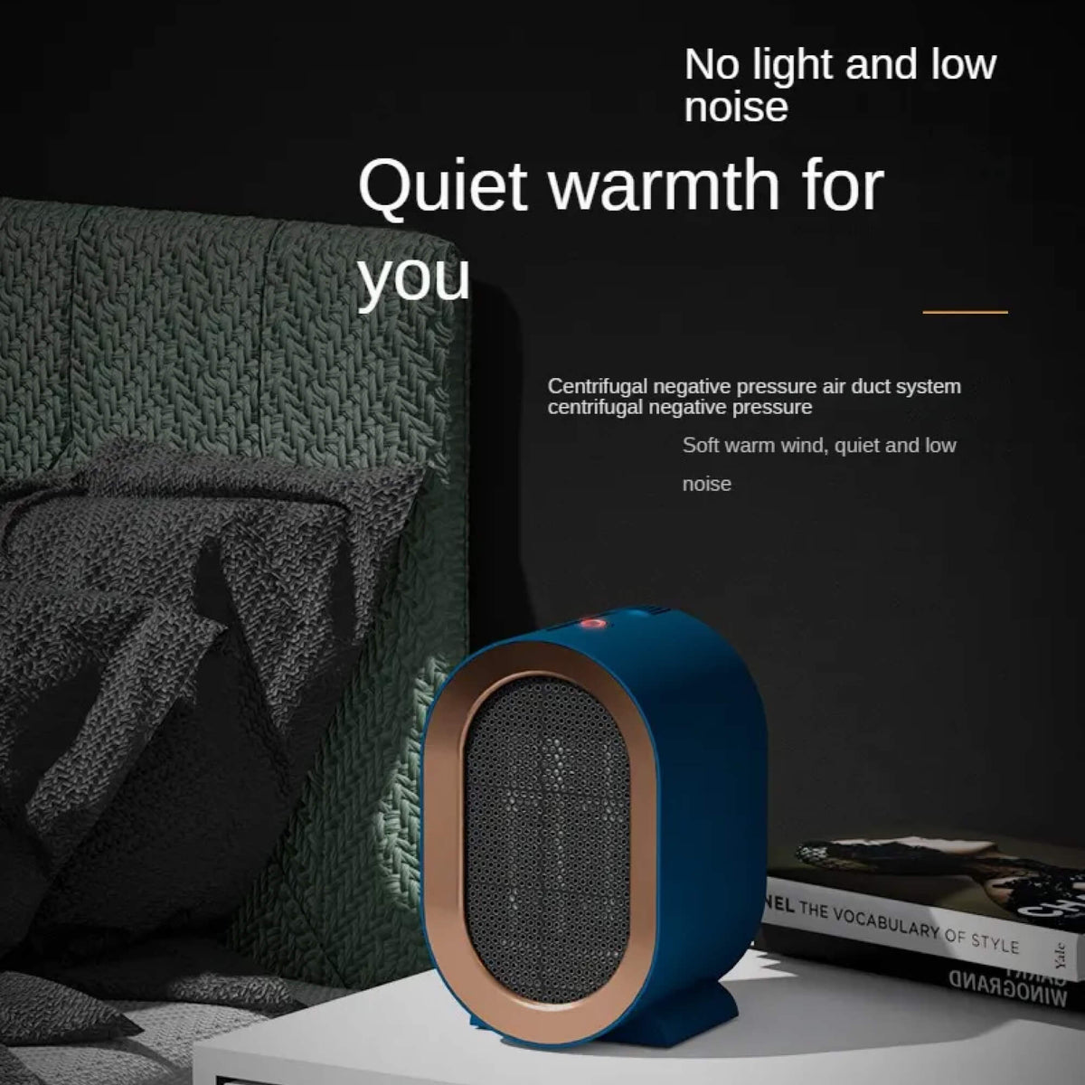 Stufa elettrica – Design portatile, tecnologia ceramica a basso consumo energetico