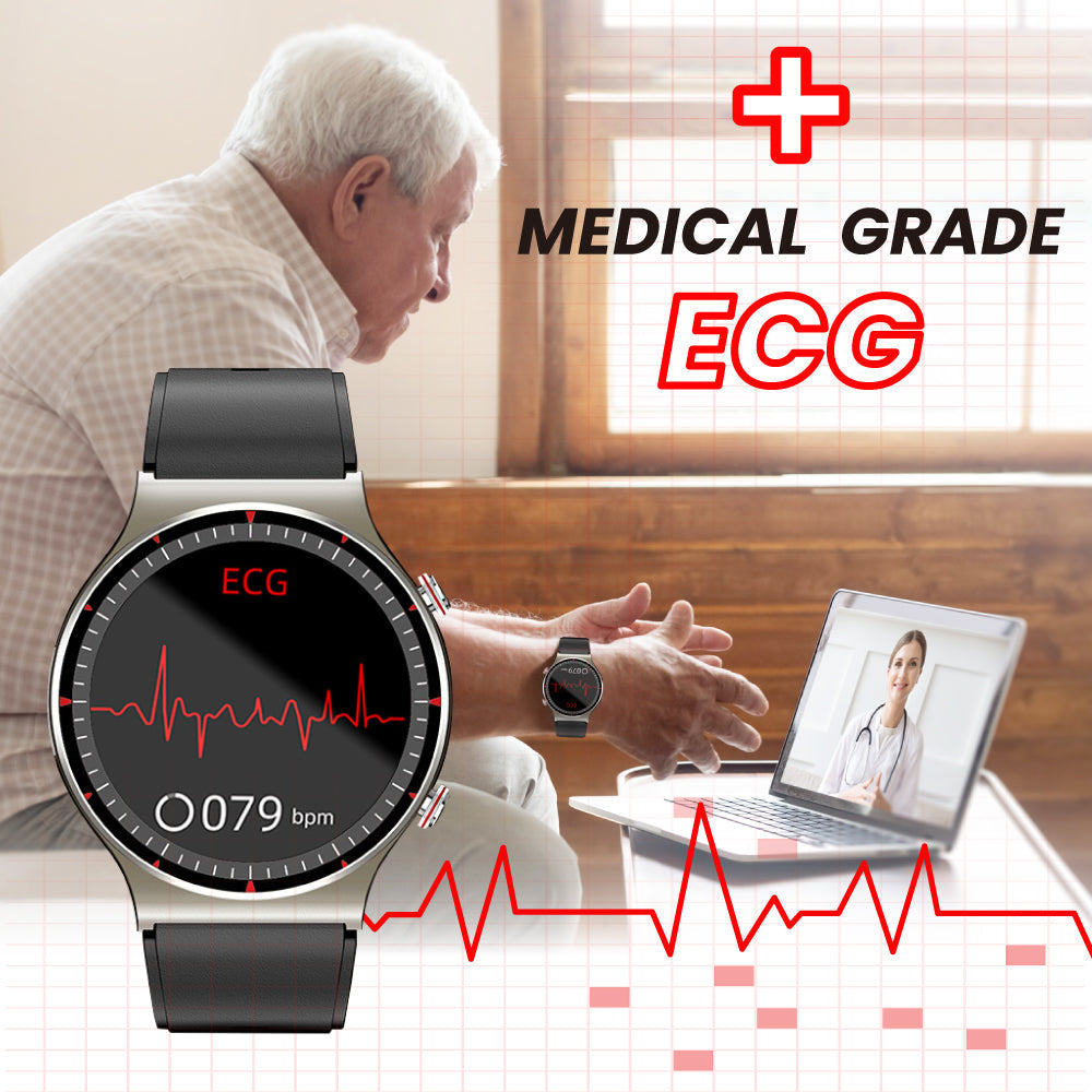 CFDA Smartwatch — ECG, Blood Oxygen and Heart Rate Health Monitor
