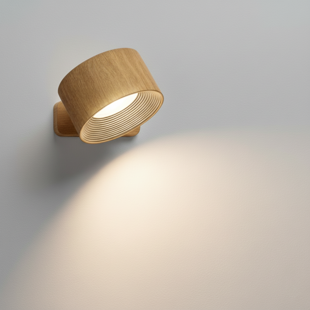 Wireless Wall Lamp — USB Rechargeable LED Lighting, 360° Adjustable Head