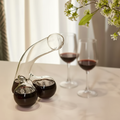 Carafă elegantă din sticlă transparentă — capacitate de 650 ml