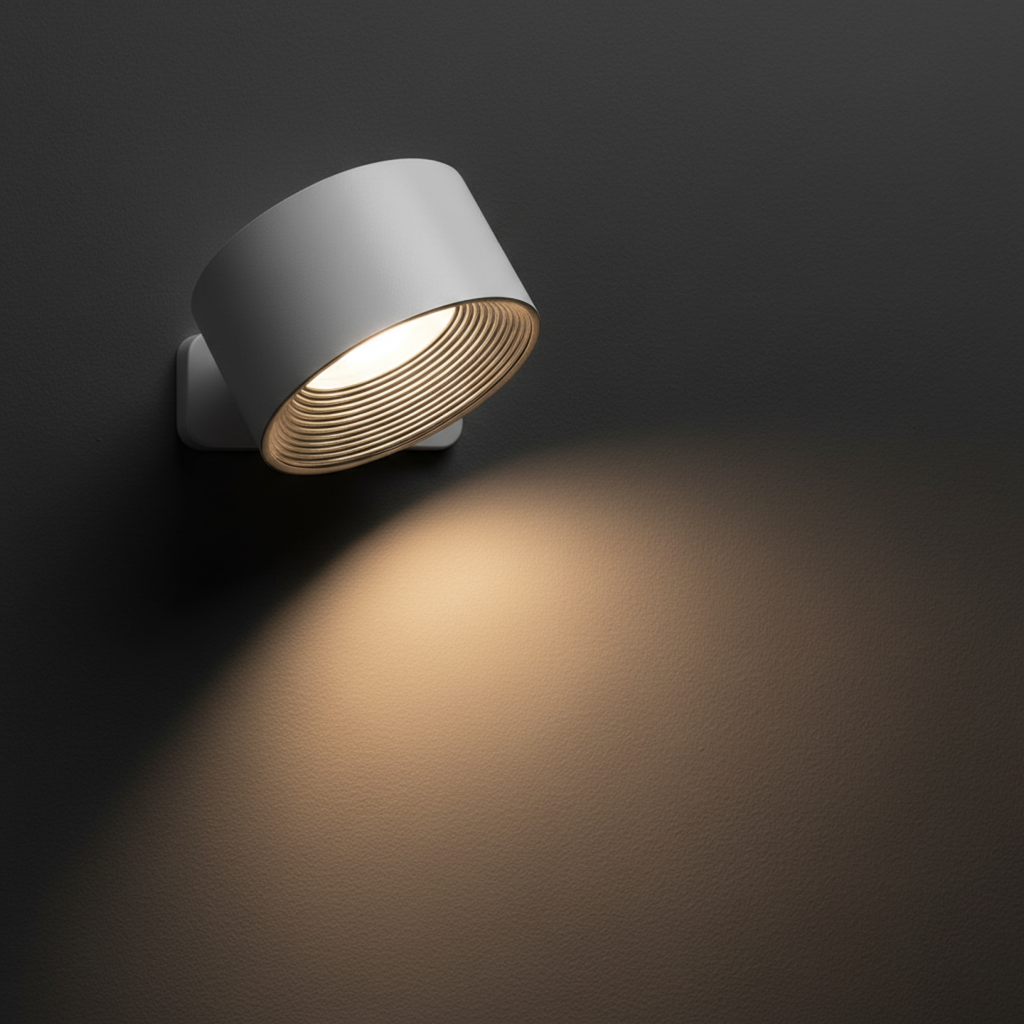 Wireless Wall Lamp — USB Rechargeable LED Lighting, 360° Adjustable Head