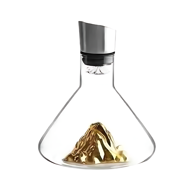 Lead-Free Crystal Wine Decanter — Rapid Aeration & Filtration Carafe