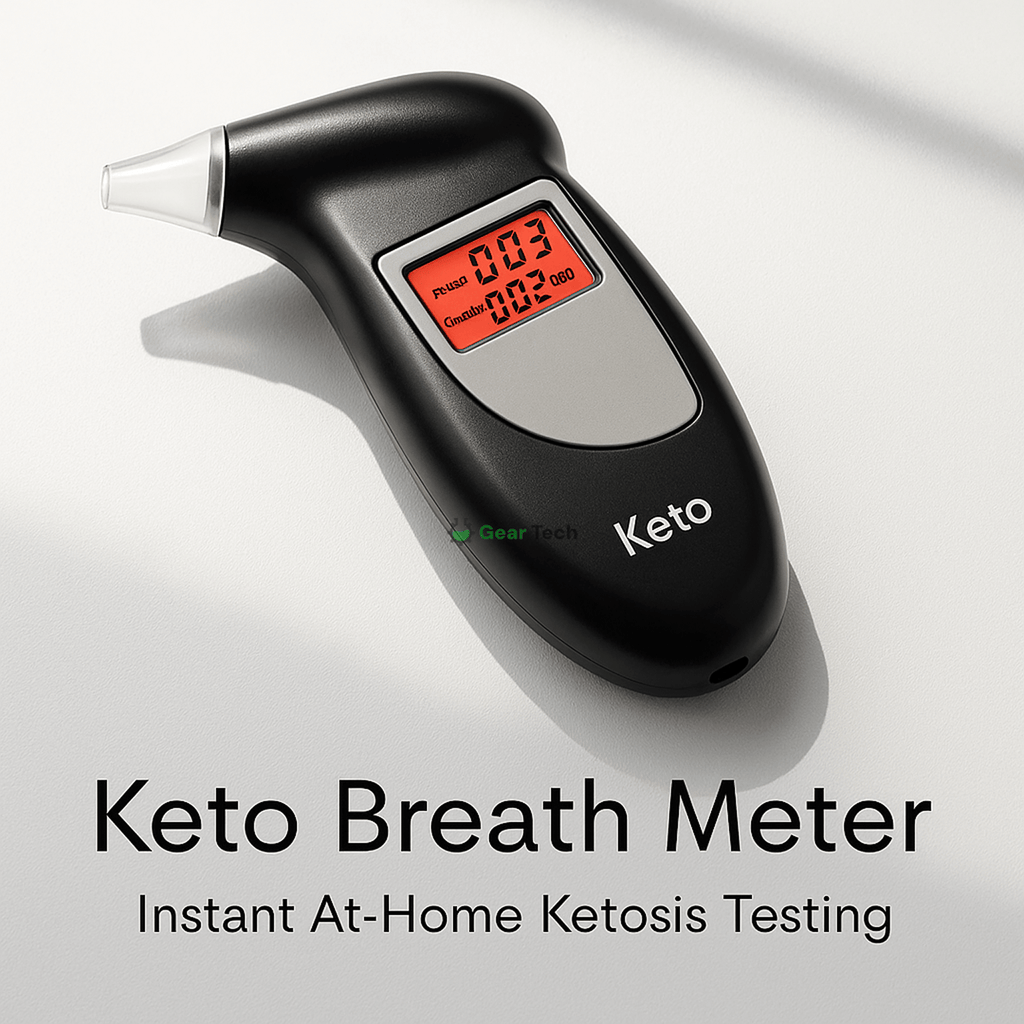 Analisador de hálito Keto — monitorização precisa da cetose, leituras de cetonas através de uma única expiração