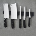 Magnetisk K-knivhållare för väggmontering – svart ställ i stål