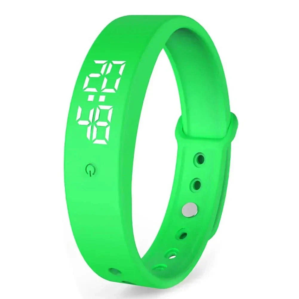 Waterproof Digital Smartwatch — Haptic Vibration Alerts, Comprehensive Health Monitoring