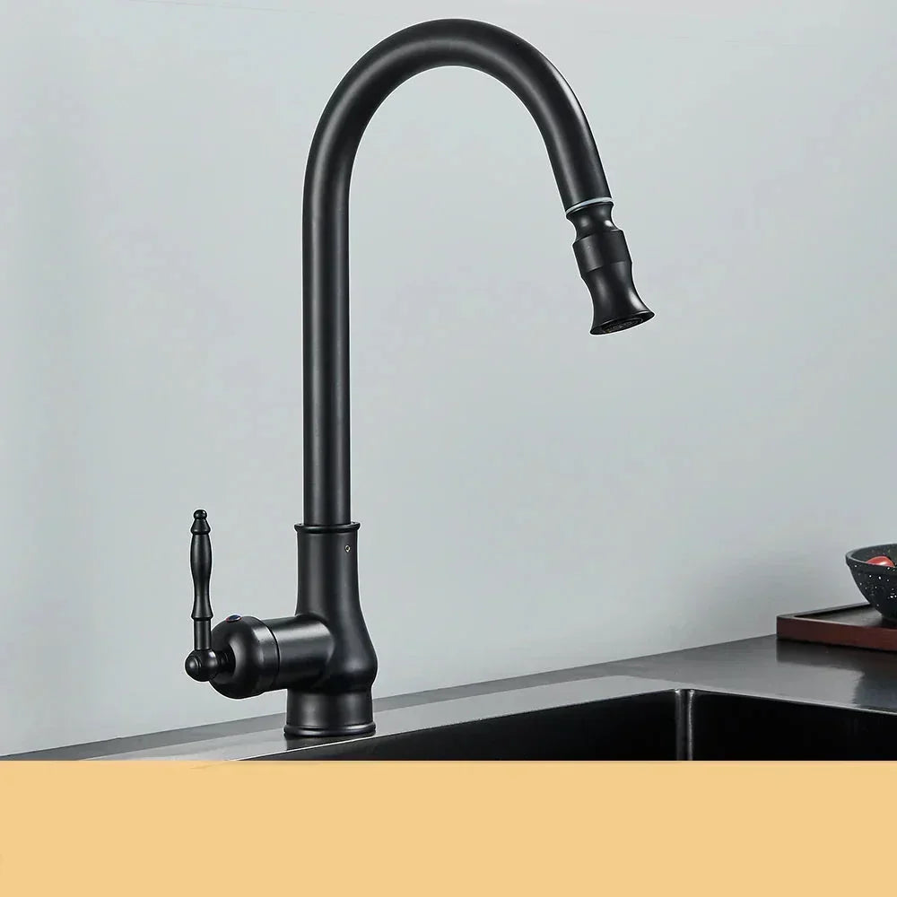 VintageTap Traditional Antique Brass Kitchen Faucet