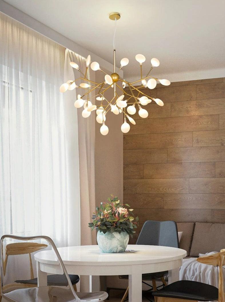 Lustre LED tip licurici pentru sufragerie | boxzora