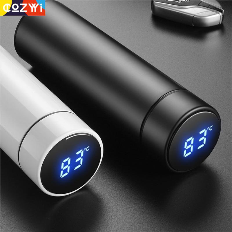 Chytrá láhev na vodu — dotykový HD-LCD displej, zobrazení teploty, přenosné provedení
