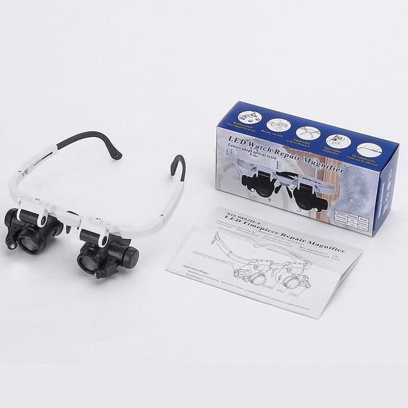 Adjustable LED Magnifier – 8x 15x 23x Magnification Settings